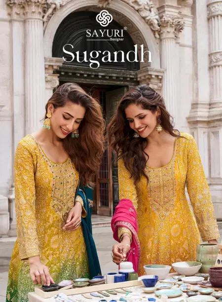 Sugandh By Sayuri Viscose Silk Wholesale Designer Readymade Suits In India